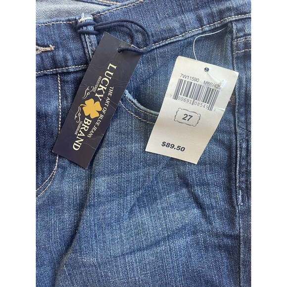 Lucky Brand Women Sweet Boot Jeans Medium Wash Denim Size 4 27 - NWT - Picture 3 of 11